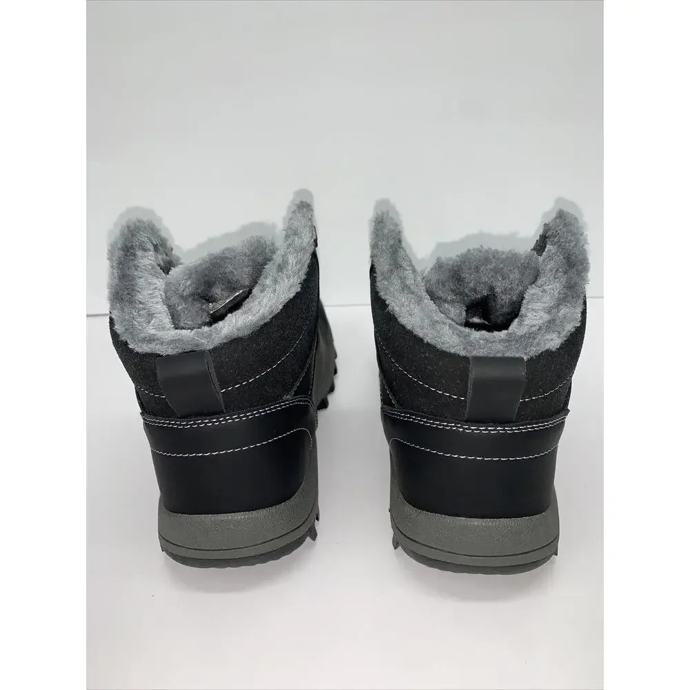 Mishansha Winter Snow Hiking Boots Men's 10 Lace Up Ankle Insulated New 43 EU